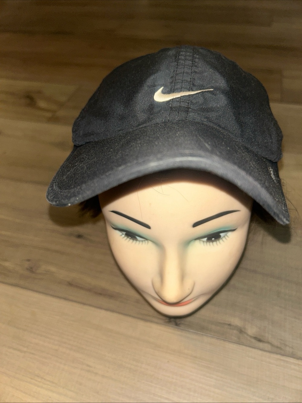 Nike Black Swoosh Baseball Cap - Women's Accessory
